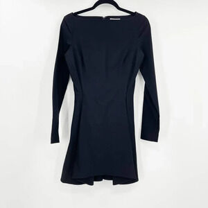 Opening Ceremony Mini Dress Women's Size 4 Black Long Sleeve Fit‎ & Flare Solid
